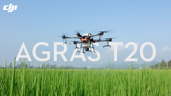 Agras T20 de DJI para fumigar