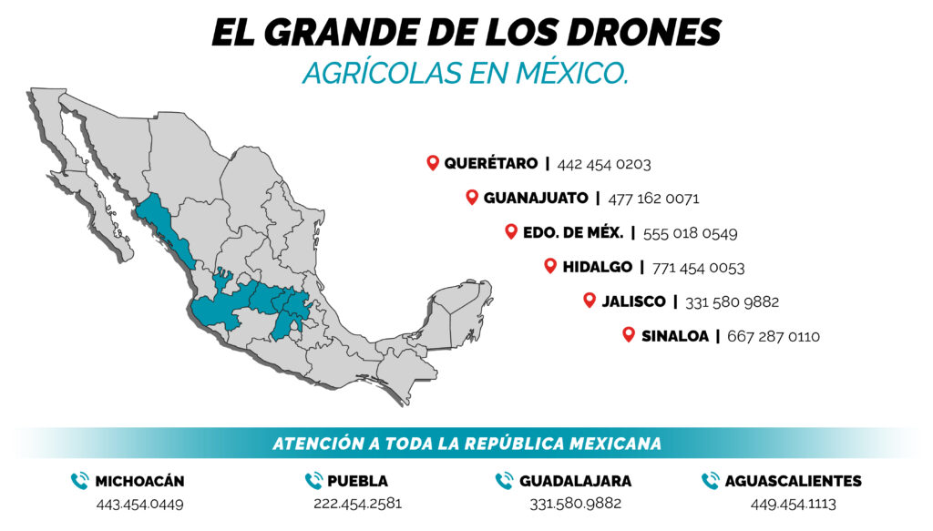 DJI Mapa Ubicaciones DJI Distribuidor Autorizado Omega Drone